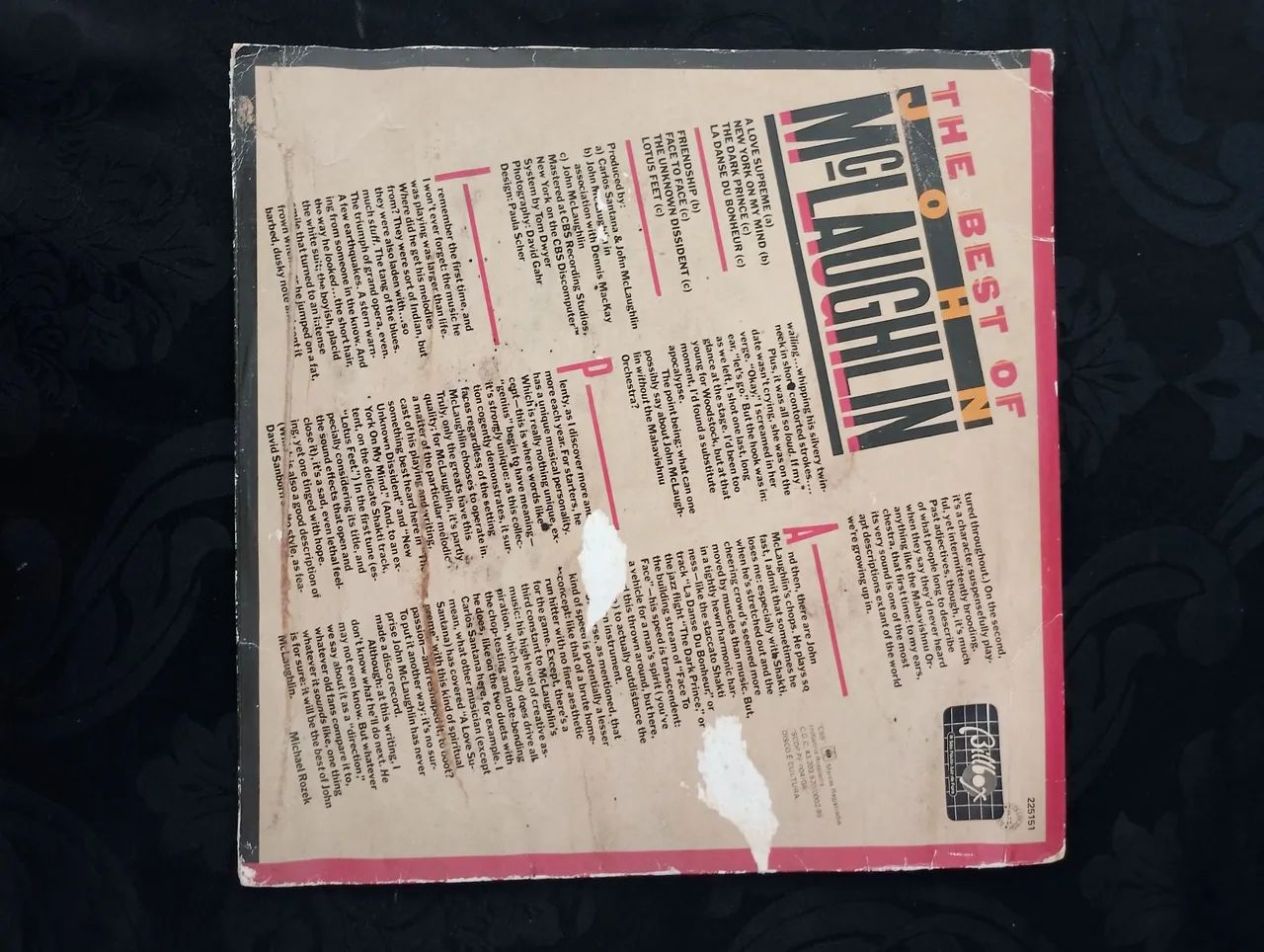 Disco vinil The best of John McLaughlin  - Foto 2
