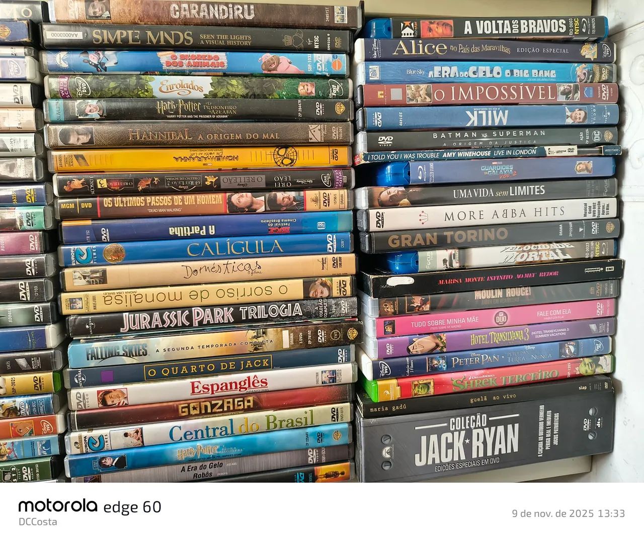 Filmes em DVDs