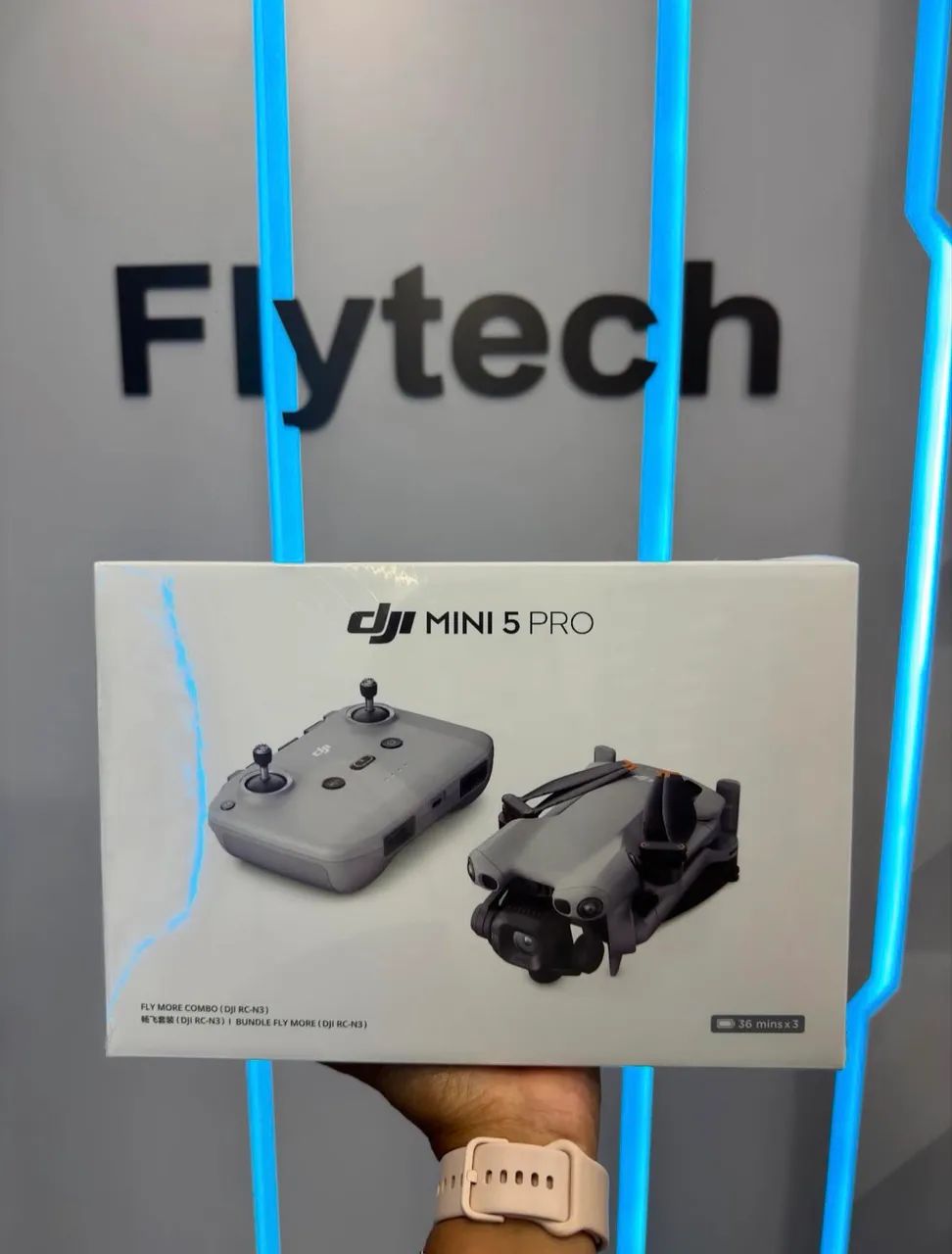 Drone DJI Mini 5 Pro Fly More Combo Originais Lacrados Nota Fiscal Loja Física - Foto 3