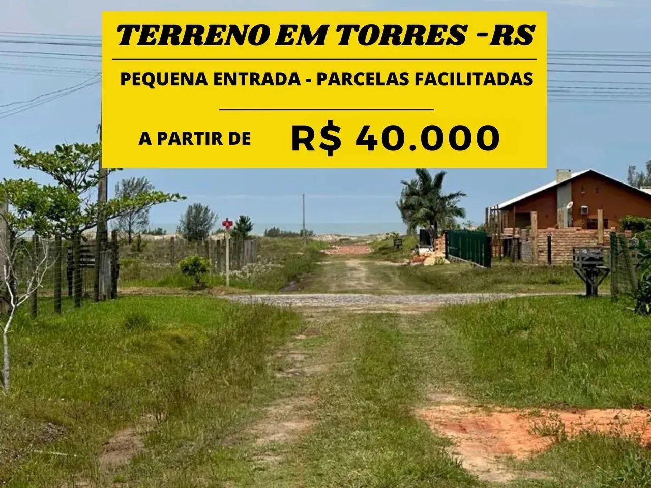 Terreno em Torres Praia Real Escriturado padrao 300m2