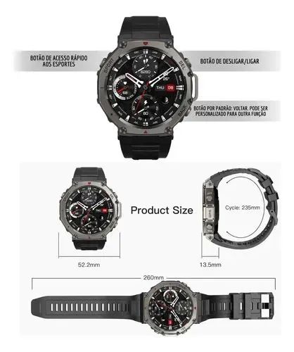 Smartwatch T-Rex 3 Ultra DM58 - Foto 3