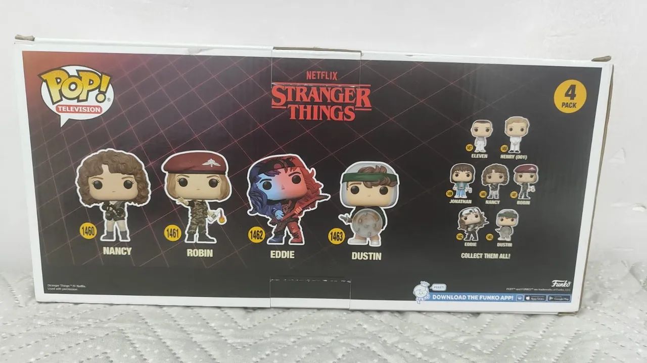 Pack stranger thigns funko Nancy , Rony, eddie e Dustin  - Foto 2