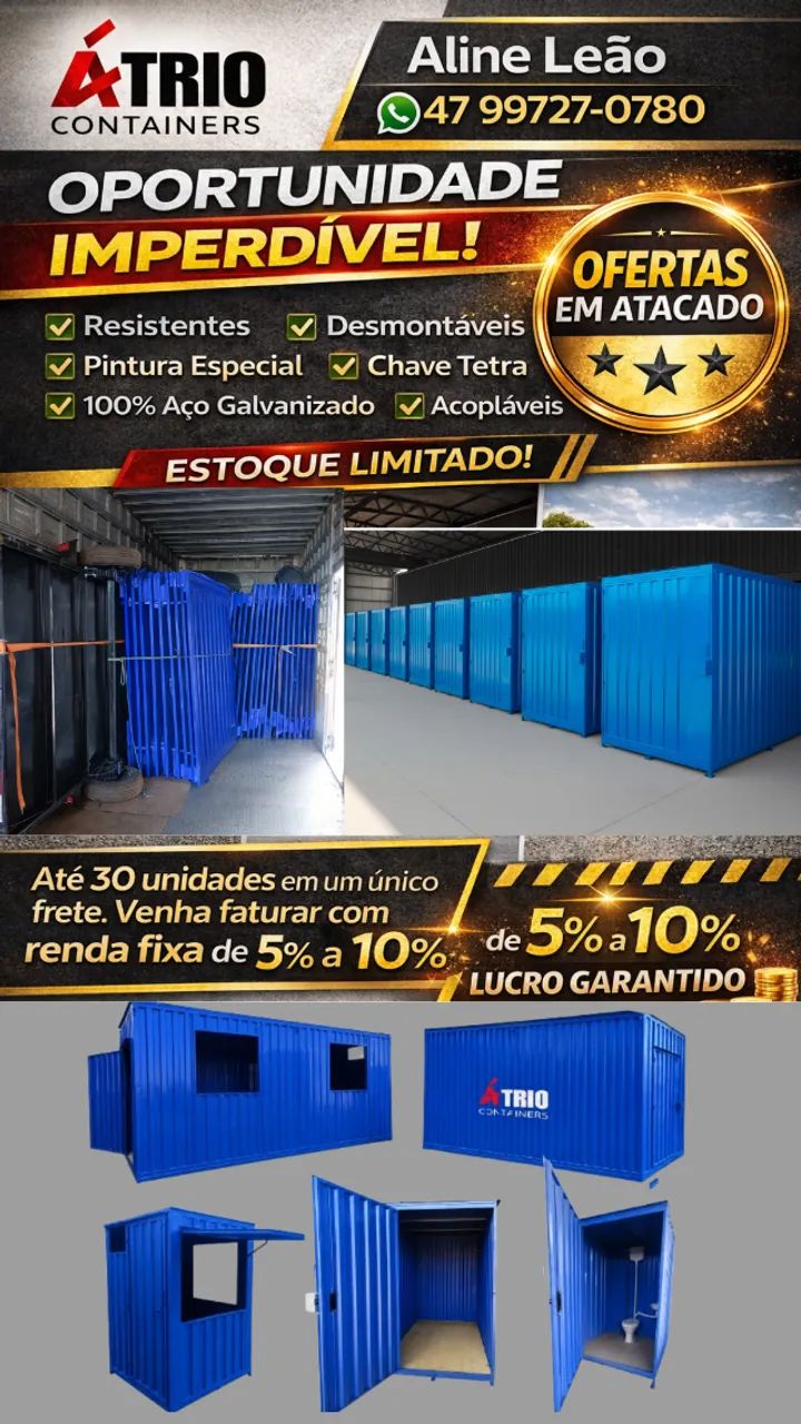 Container para Agronegócio | Almoxarifado e Escritório Rural