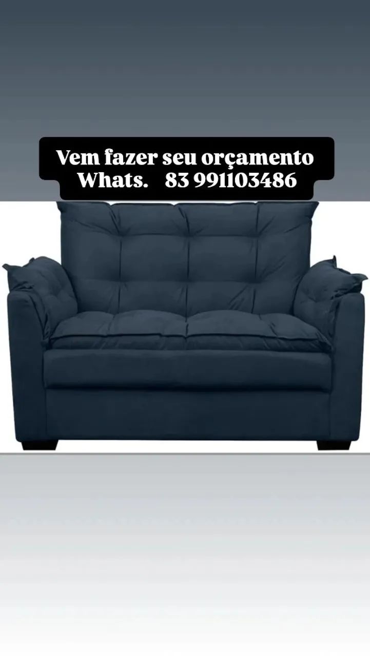 Sofás novos na promoção! Reformamos tbm o seu sofá com muita qualidade e responsabilidade! - Foto 4