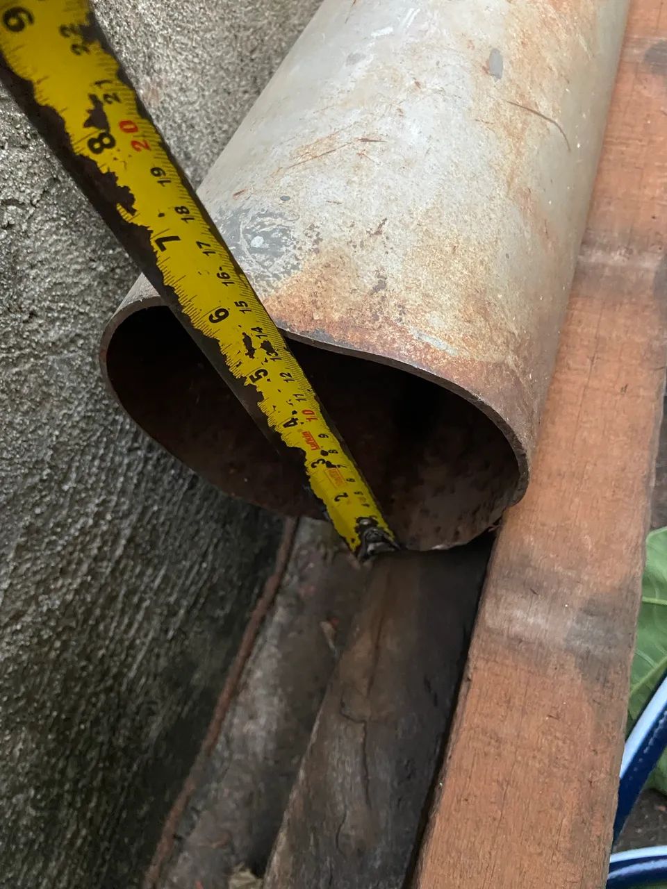 Barra de ferro tubolar de 5 polegadas