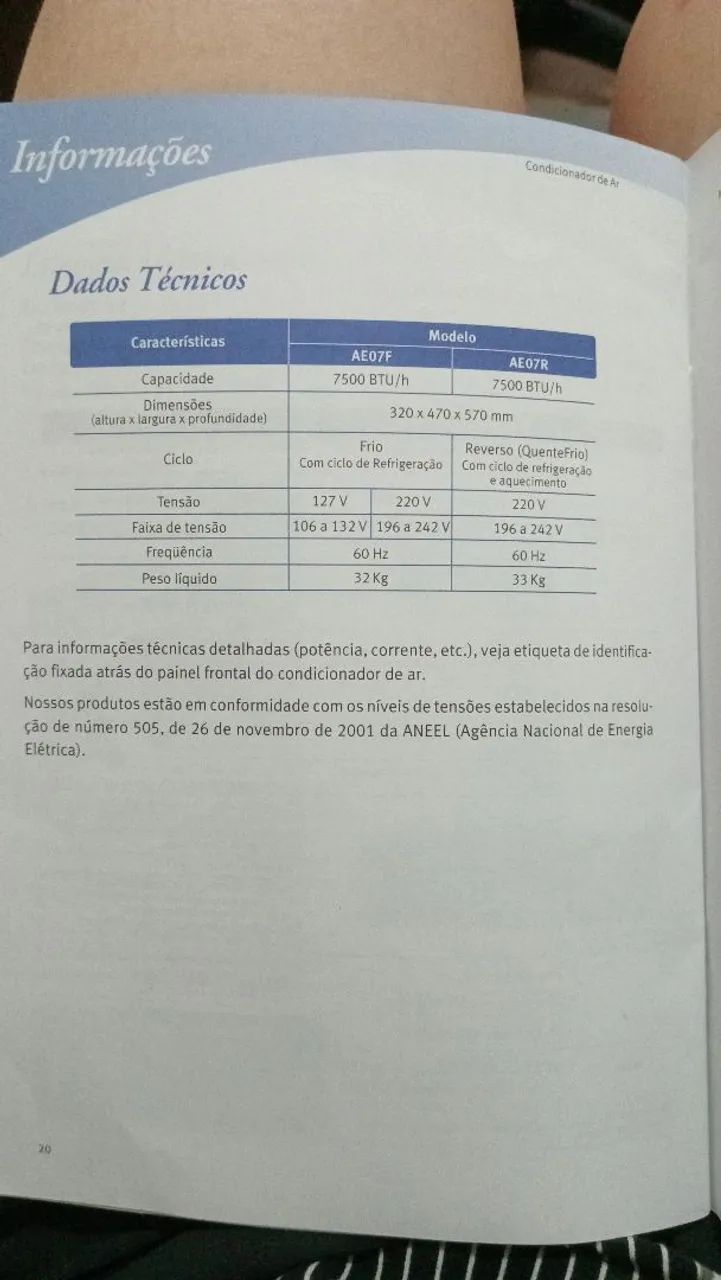Ar Condicionado de janela Eletrolux 220v quente frio  - Foto 4
