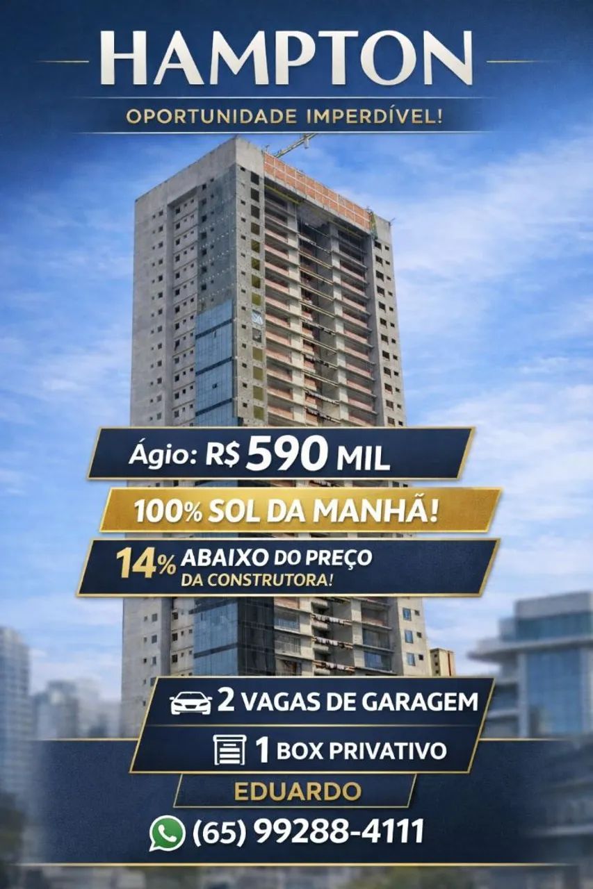 Agio Hampton 100% SOL DA MANHA 