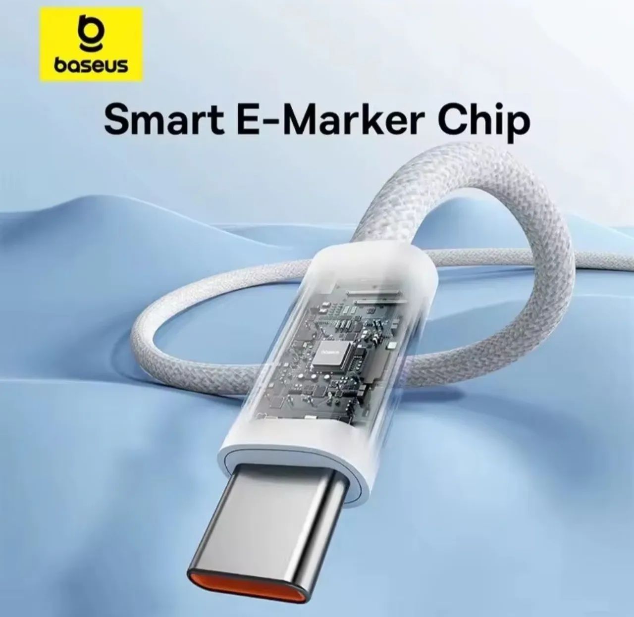 Cabo USB Baseus Tipo C para C 100w Iphone 15 16 17/ Android 2M - Foto 3