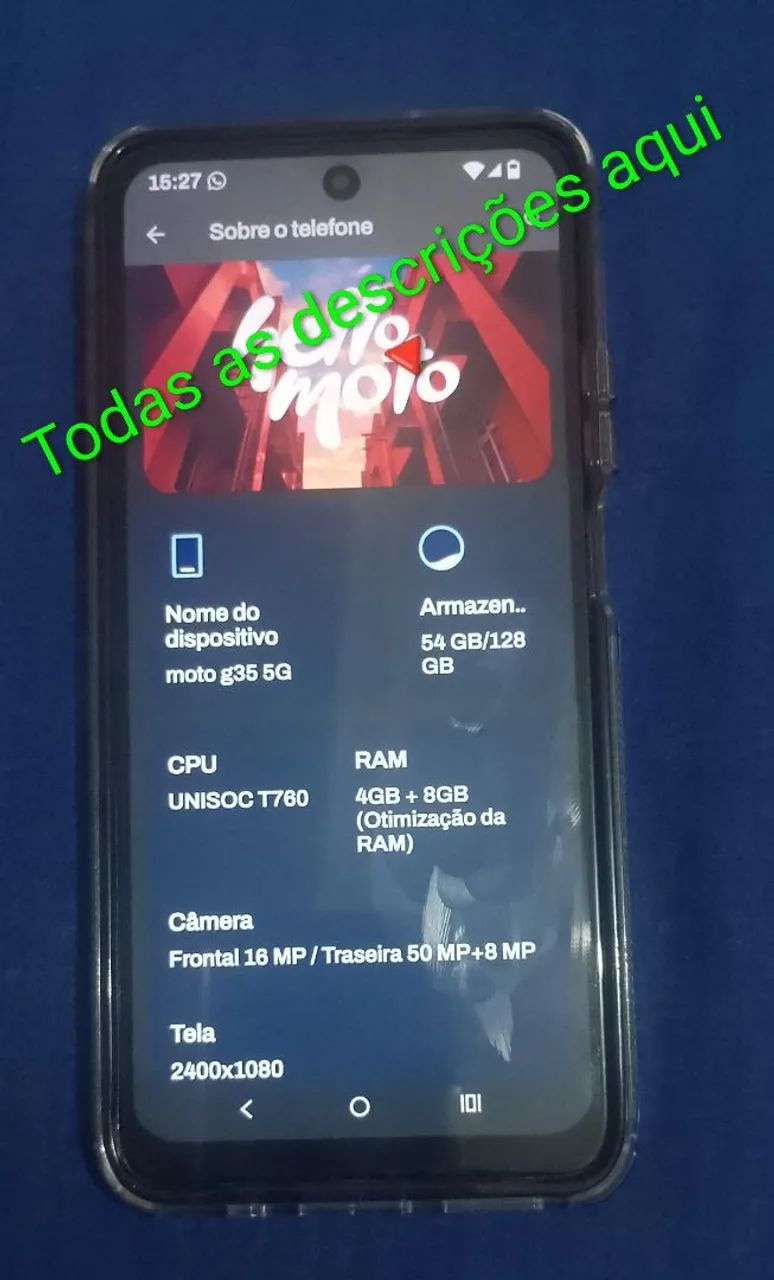 CELULAR MOTO G 35  - Foto 4