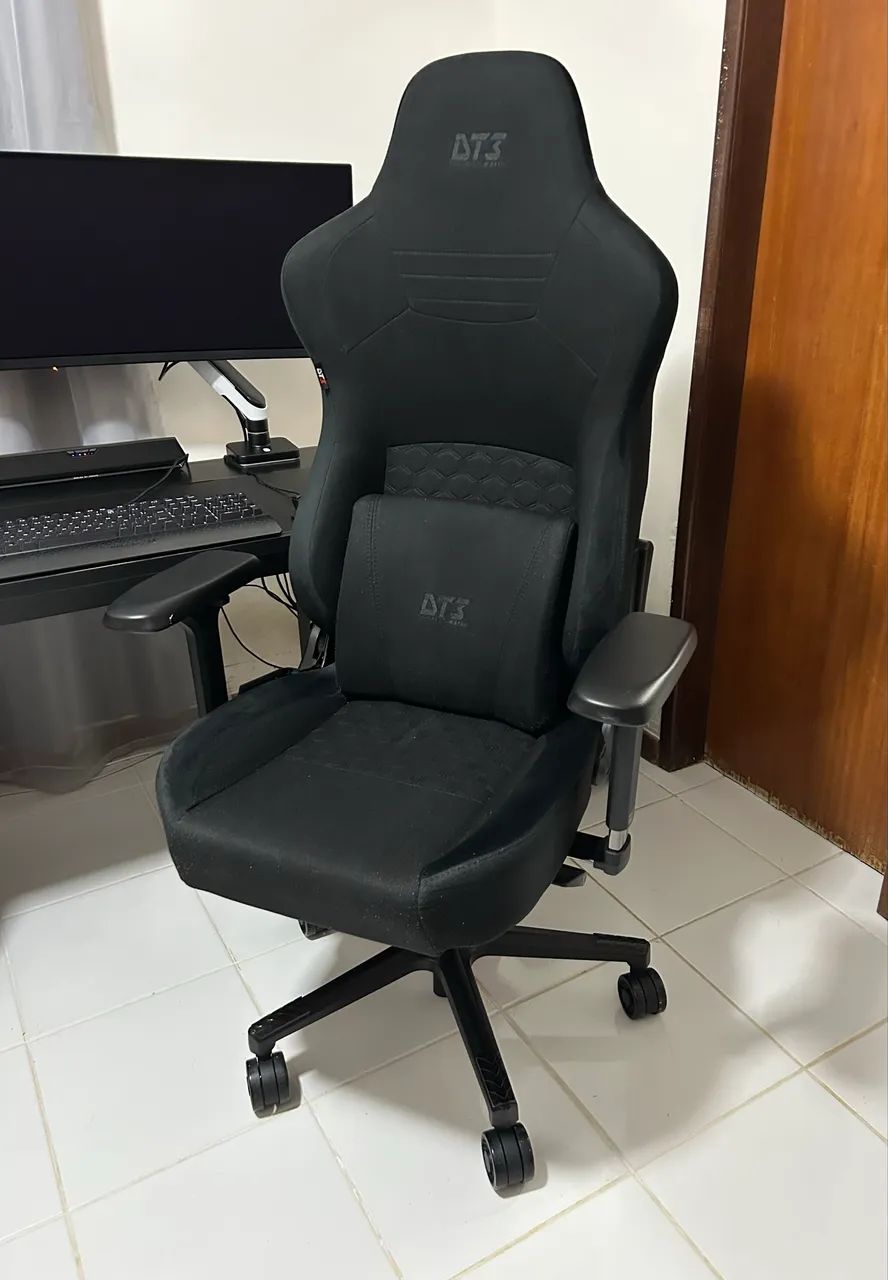 Cadeira Gamer High-End DT3 Royce ( Apenas 8 meses de uso ) - Tecido TechSoft Braço 4D
