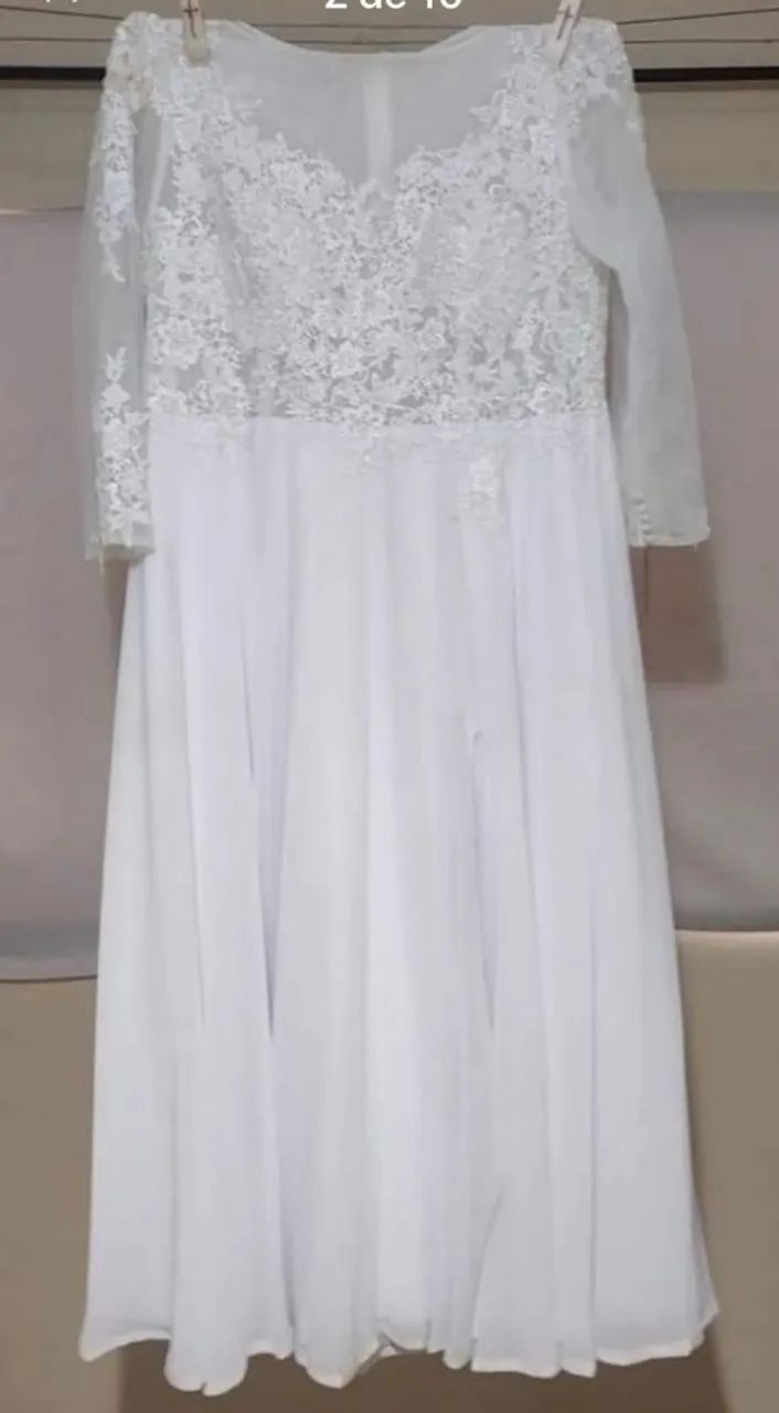 Vestido de noiva - usado apenas uma vez! - Foto 3