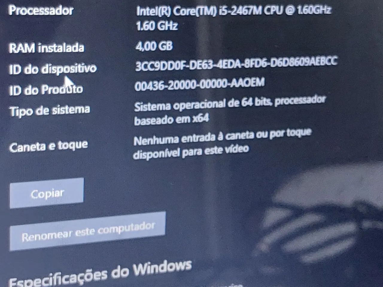 Lindo notebook HP Intel Core i5 - ssd 32gb - 4gb de ram, funções ok. - Foto 5