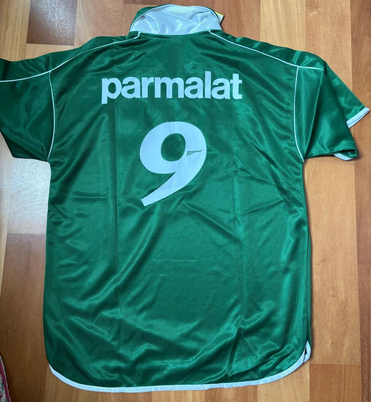 Camisa palmeiras da Sociedade Esportiva Rhumell Parmalat 1998-1999