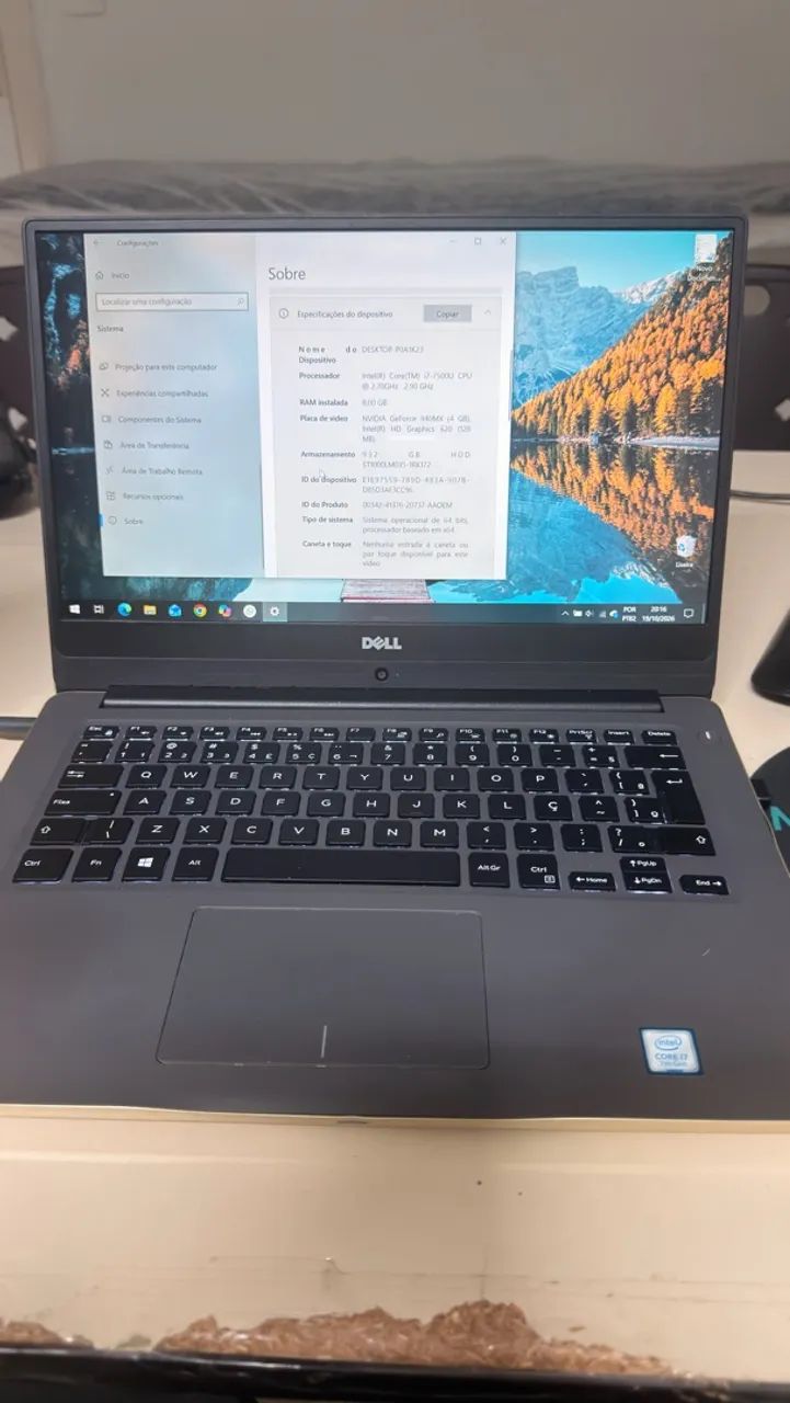 Notebook Dell 14 i7-7th Gen - Foto 3