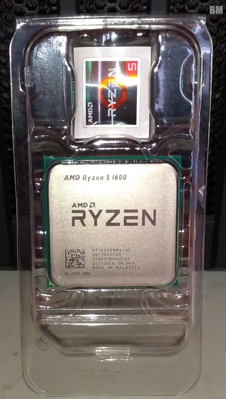 RYZEN 5 1600AF COM COOLER NOVO E ORIGINAL