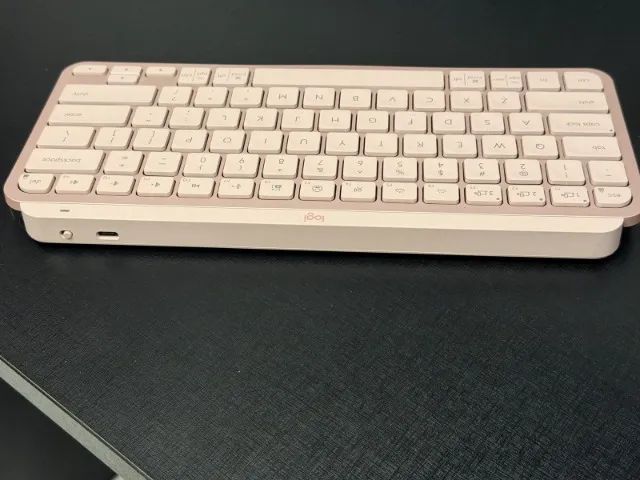 TECLADO LOGITECH MX KEYS MINI | Rosa | Bluetooth | Perfeito Estado - Foto 3