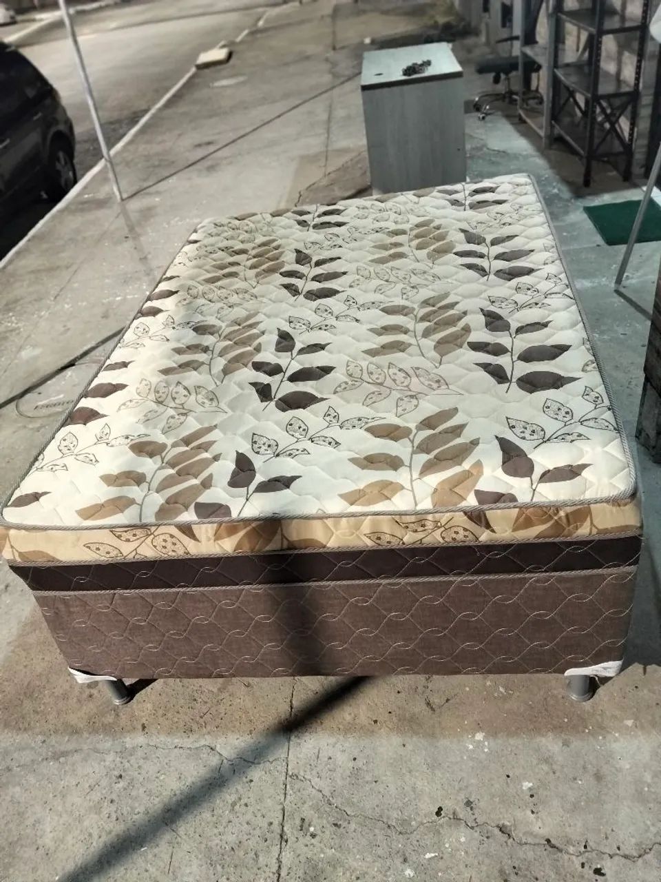 Cama de casal seme nova entrega grátis  - Foto 2