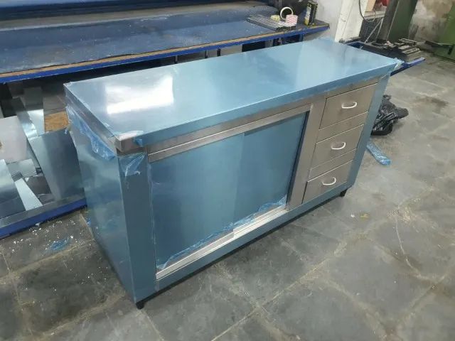 Balcão Seco em Inox Sob Medida - Gelabras - Foto 5