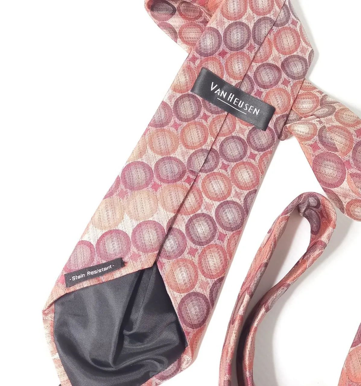 Gravata de seda marron Van Heusen - Foto 4