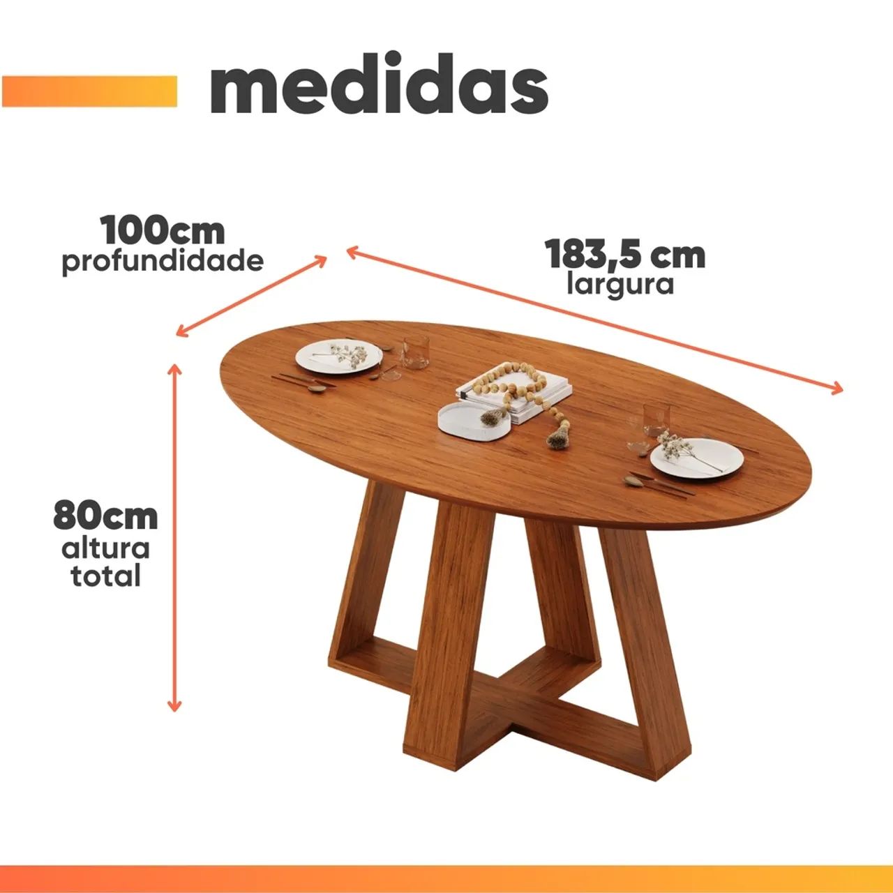 Vende-se mesa de jantar nova