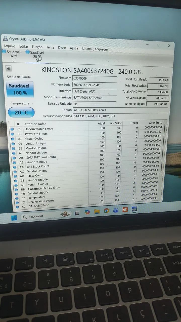 SSD Kingston 248gb - Foto 3