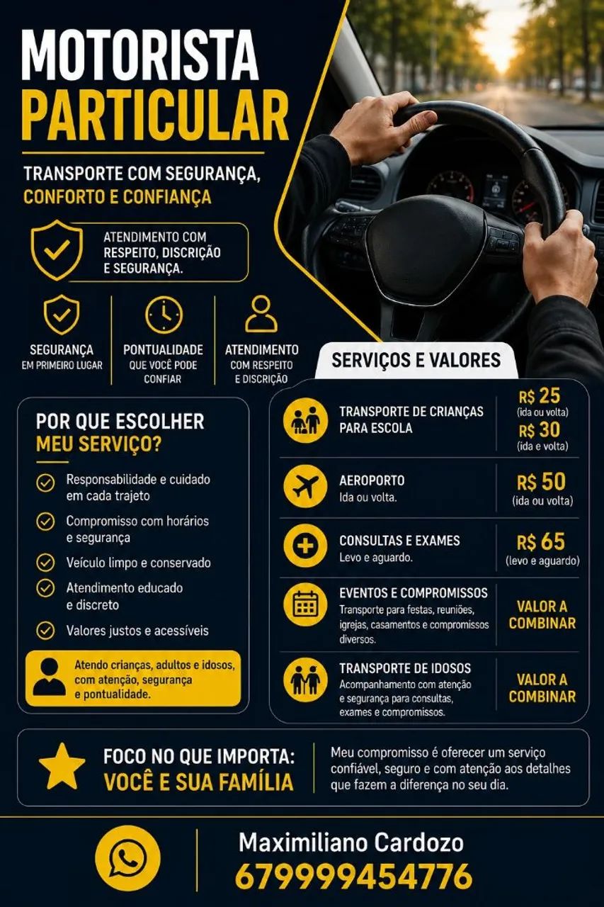 MOTORISTA PARTICULAR  - Maximiliano Cardozo 