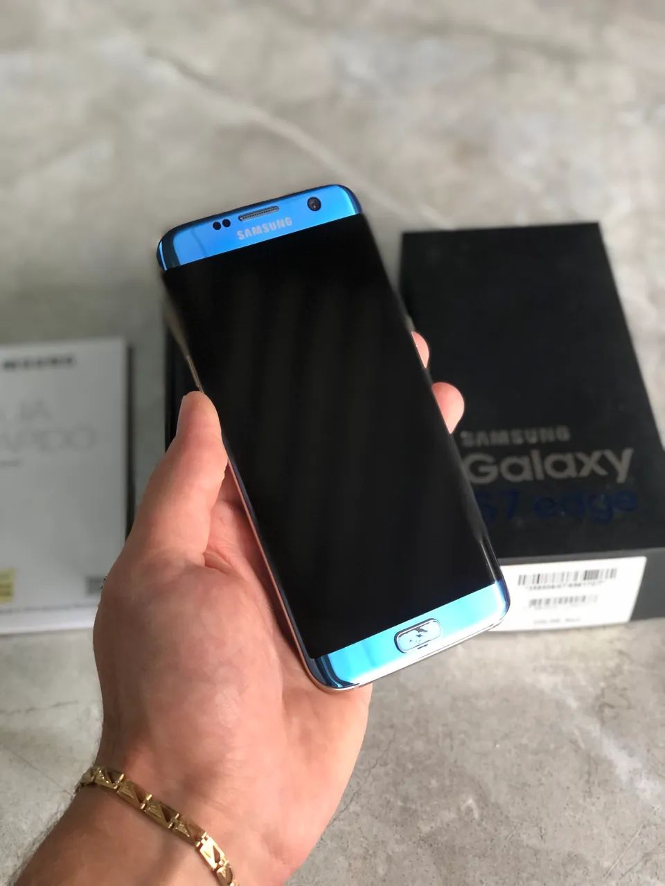 Samsung Galaxy S7 Edge Original + Caixa e Manual | Conservado