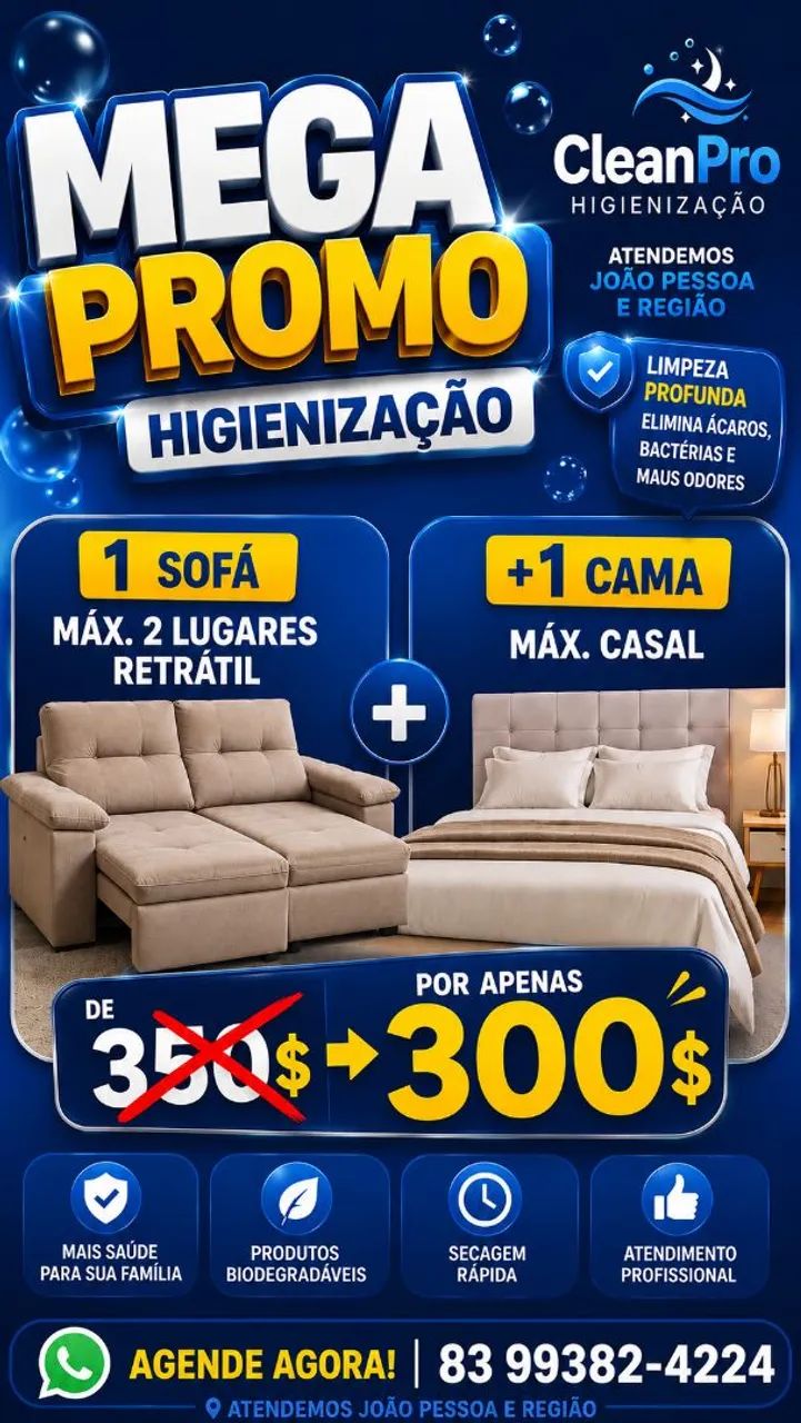 Higienização de Estofados 