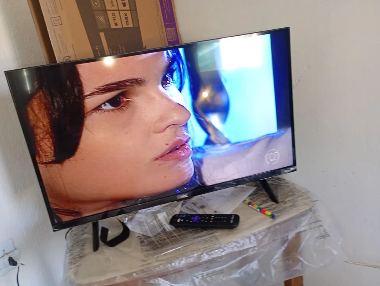 Televisão AOC 32 polegadas com sistema Roku - Foto 2