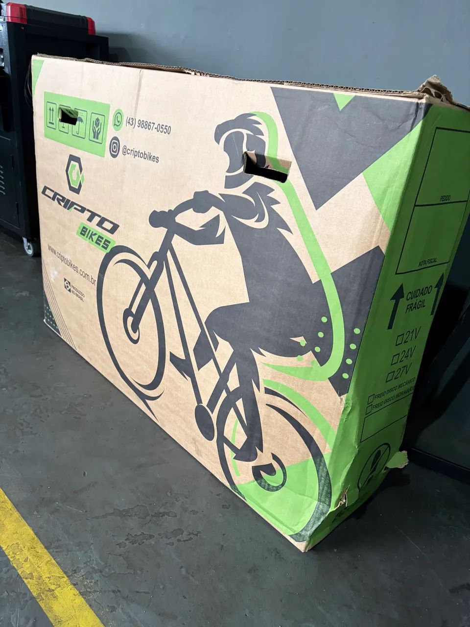 Bicicleta aro 29 na caixa  - Foto 3