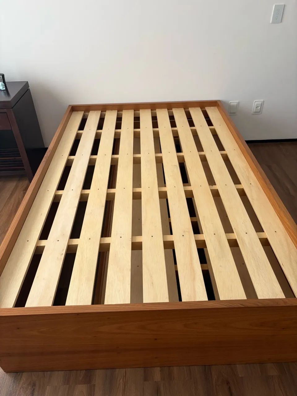 Cama viúvo com bicama em madeira maciça - Foto 5