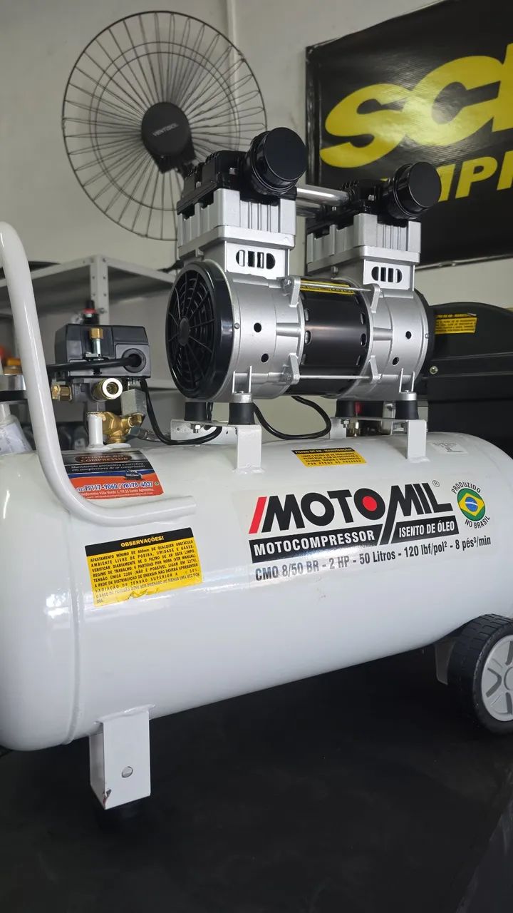 Compressor odontológico 50L 