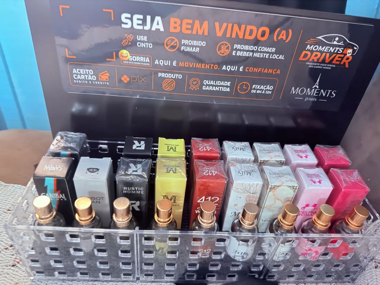 Kit perfume para Uber 