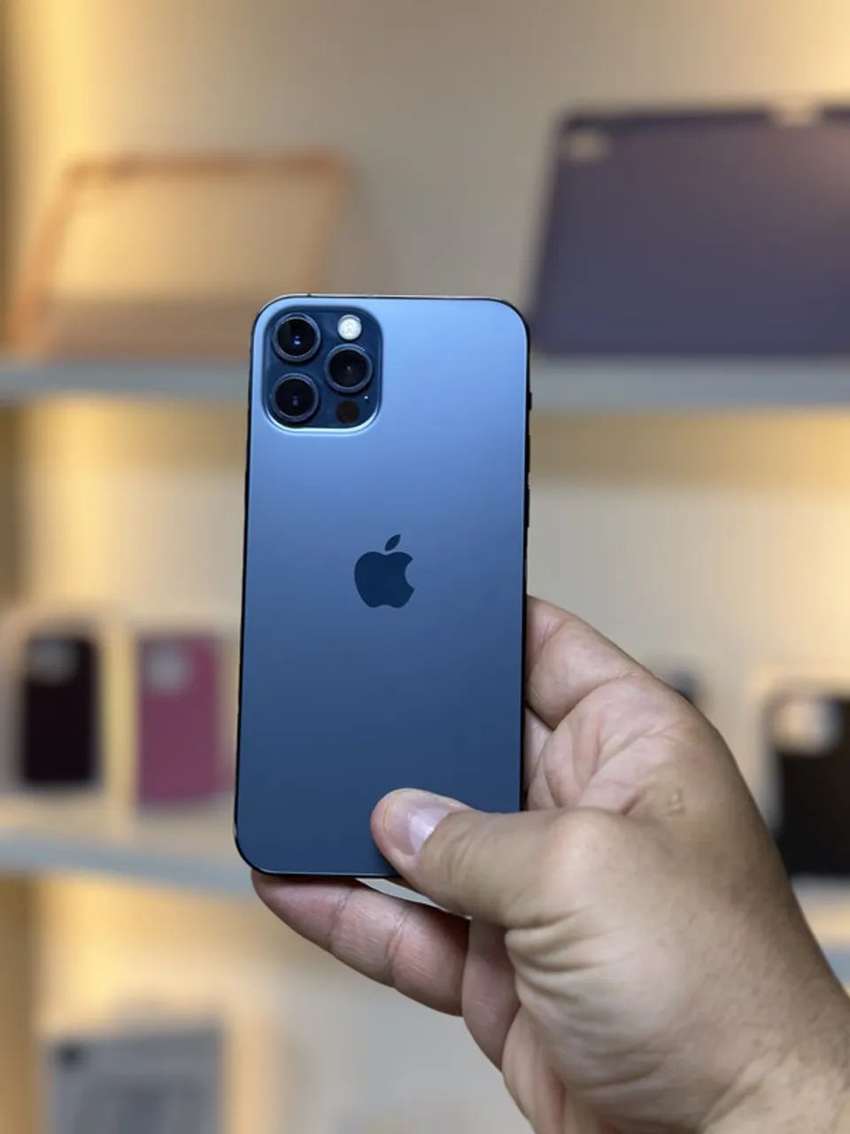 IPHONE 12 PRO 256GB SEMINOVO AZUL SEMINOVO - Celulares e