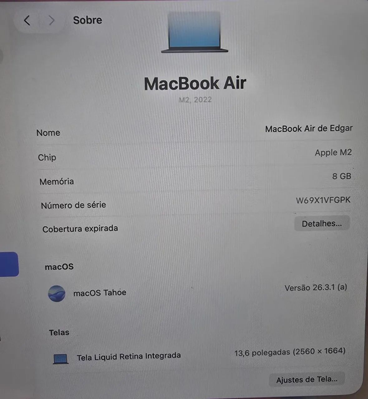 MacBook Air M2  - Foto 2