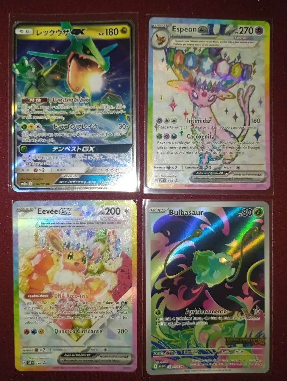 Cartas Pokémon Raras a Negociar (Charizard, Pikachu, Gengar, Mewtwo, Greninja, Eevee) - Foto 3