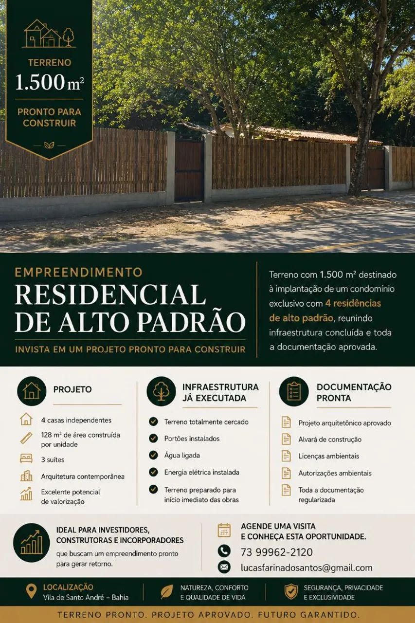 Projeto imobiliário para Investir
