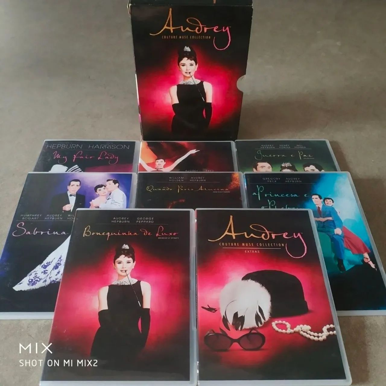 DVD Box Audrey Hepburn Couture Collection 8 filmes 