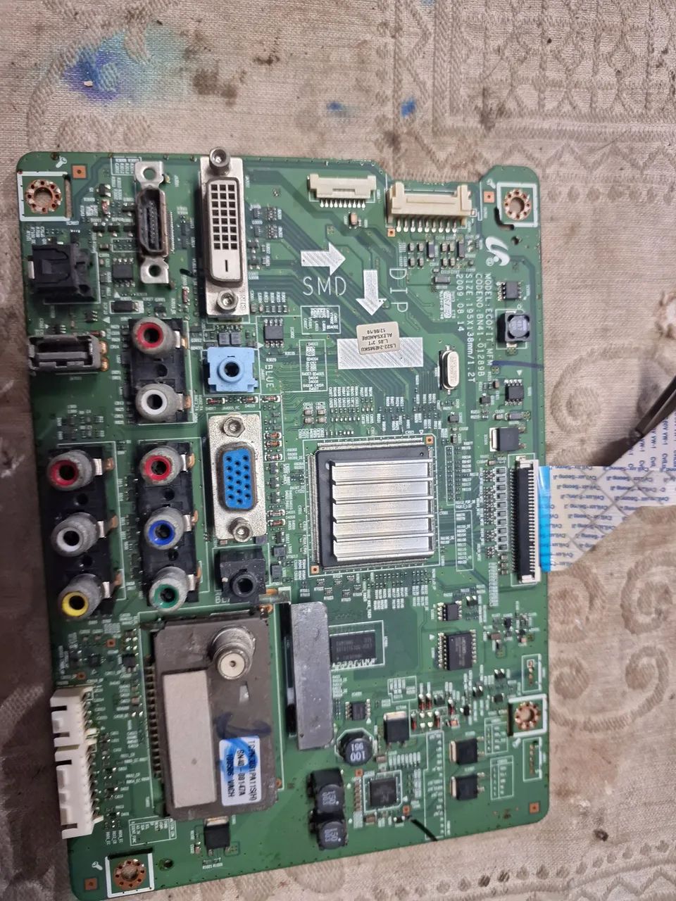 placa principal samsung ls24emskumzd - Foto 2