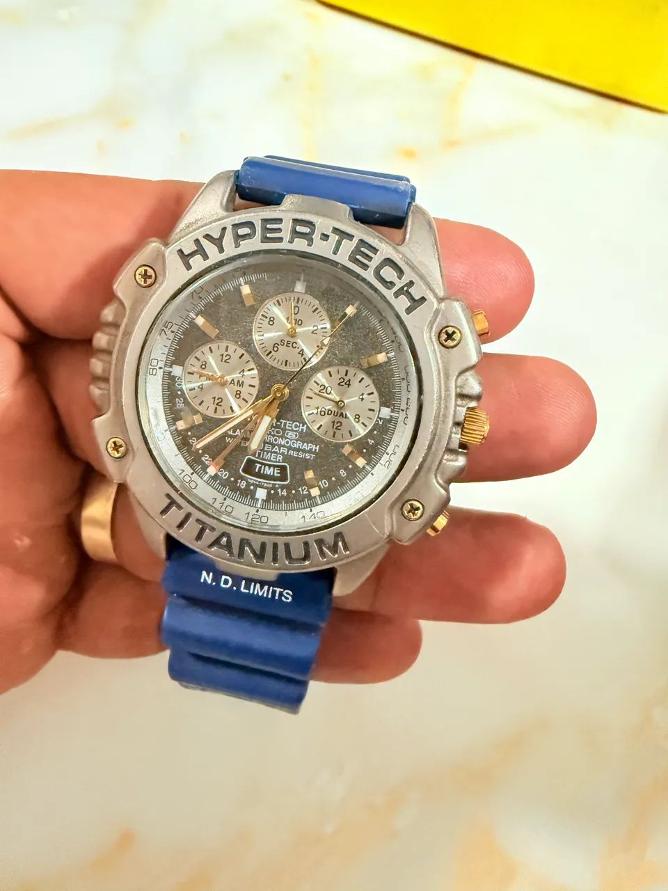 Relógio seiko Hiper Tech Titanium