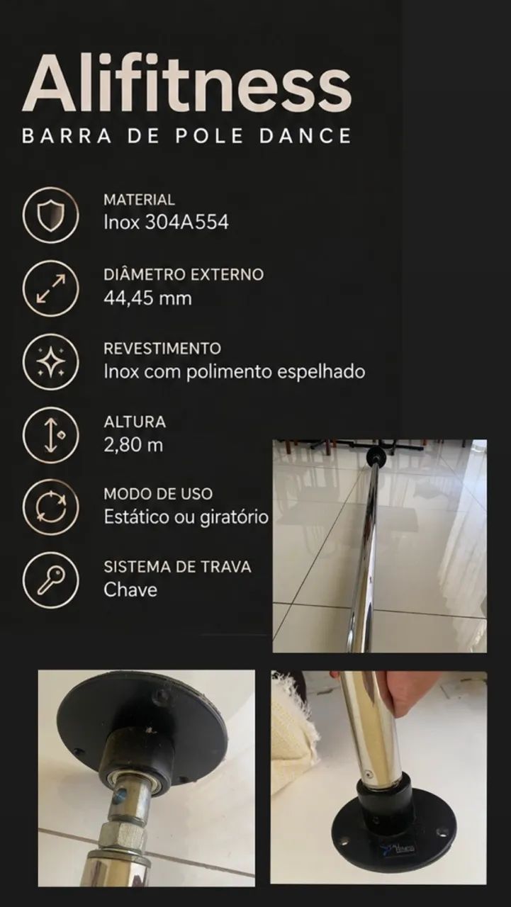 Barra de pole dance