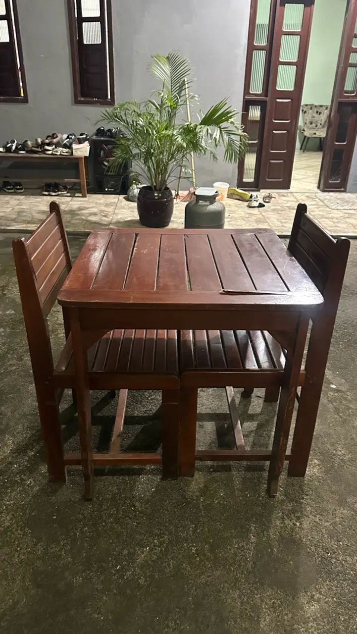 Kit mesa com duas cadeiras  - Foto 4