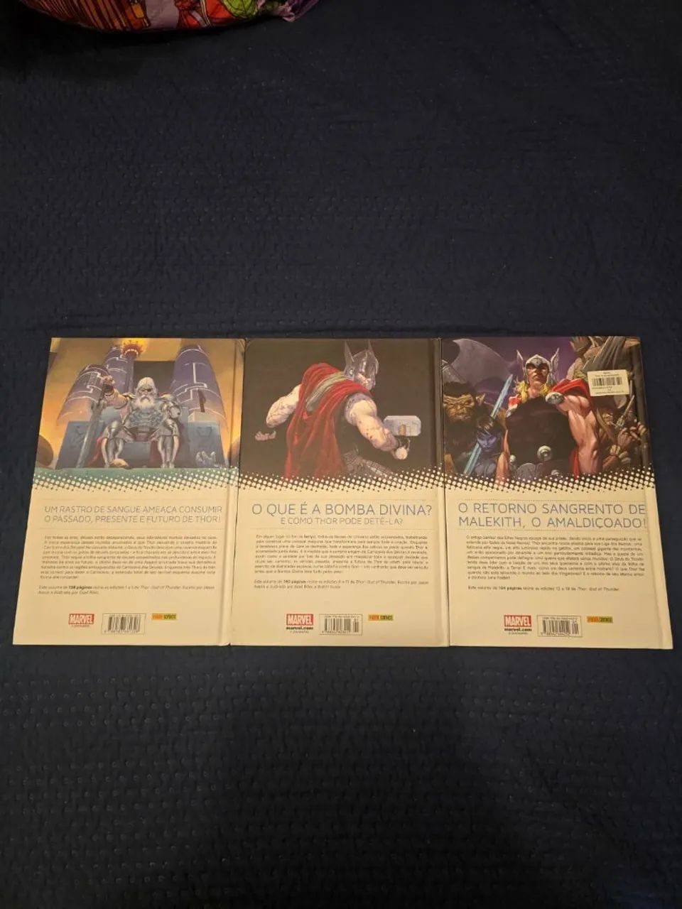 Combo Thor Nova Marvel 3 vol. O Carniceiro dos deuses, Bomba divina e O amaldiçoado  - Foto 2