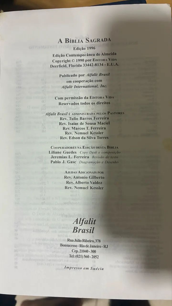Bíblia alfalit 1996 - Foto 2