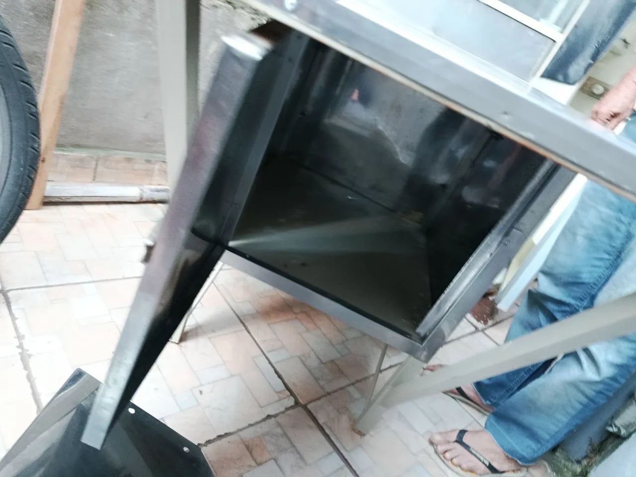 Carrinho inox de pastel  - Foto 4