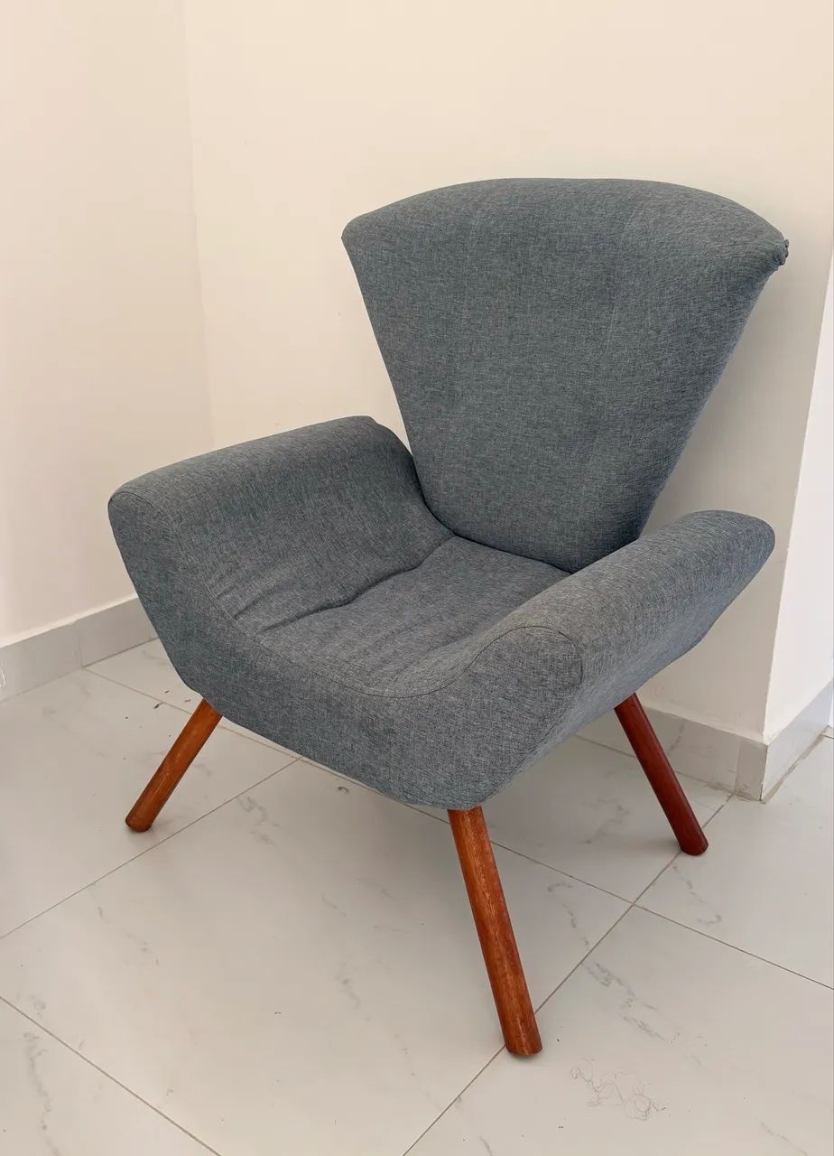 Poltrona Retrô Azul453011516205322240