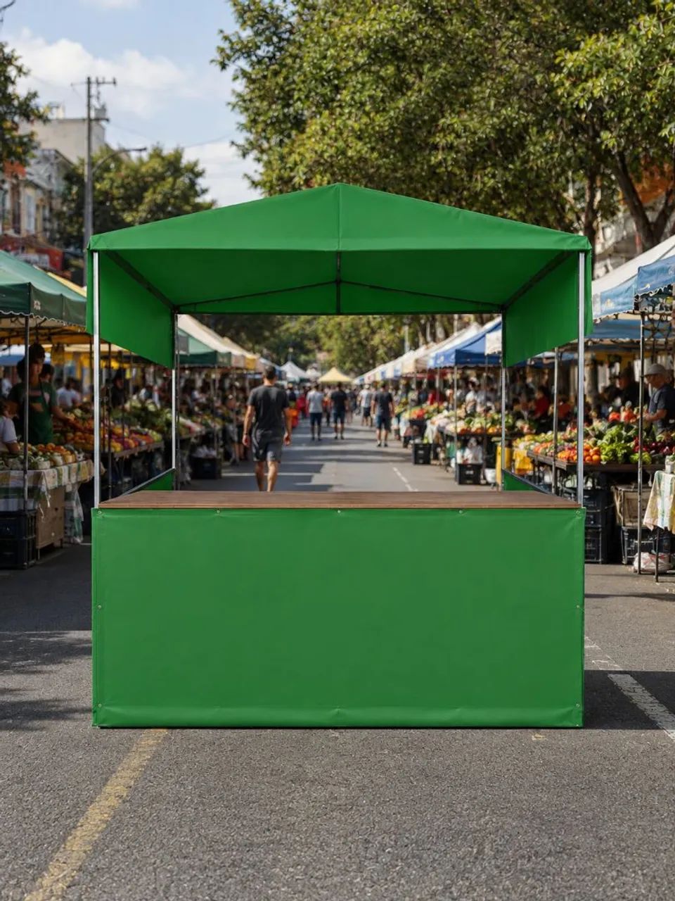 Barraca de feira reforçada desmontável 