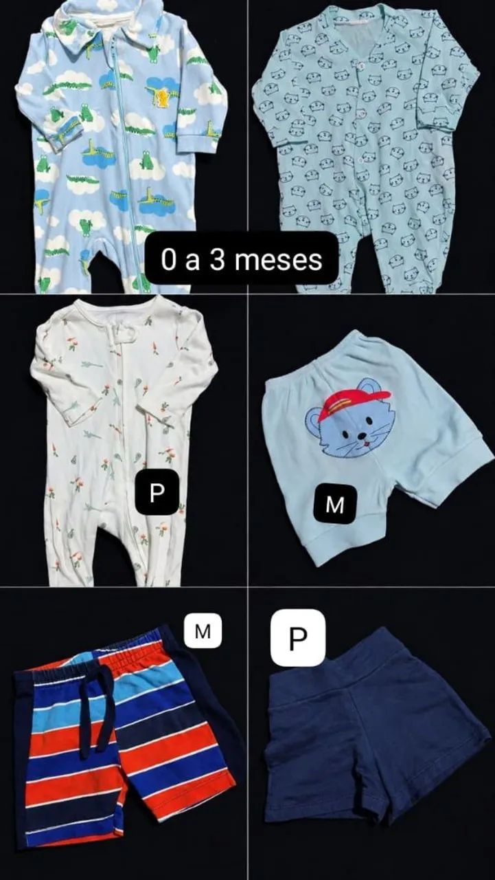 Pack de roupinhas de bebê menino ou unidade  - Foto 5