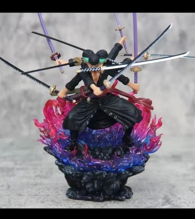 Zoro com Ataque Hiryuu: Shishi Sonson 14cm