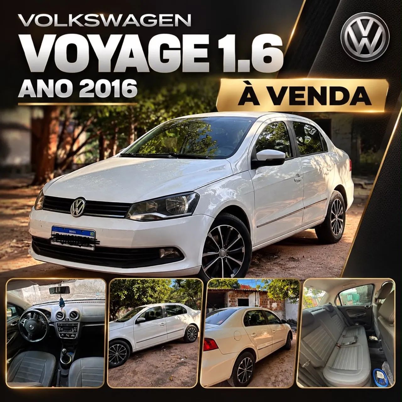 Volkswagen Voyage COMF/HIGHLI. 1.6 T.FLEX 8V 4P 2016